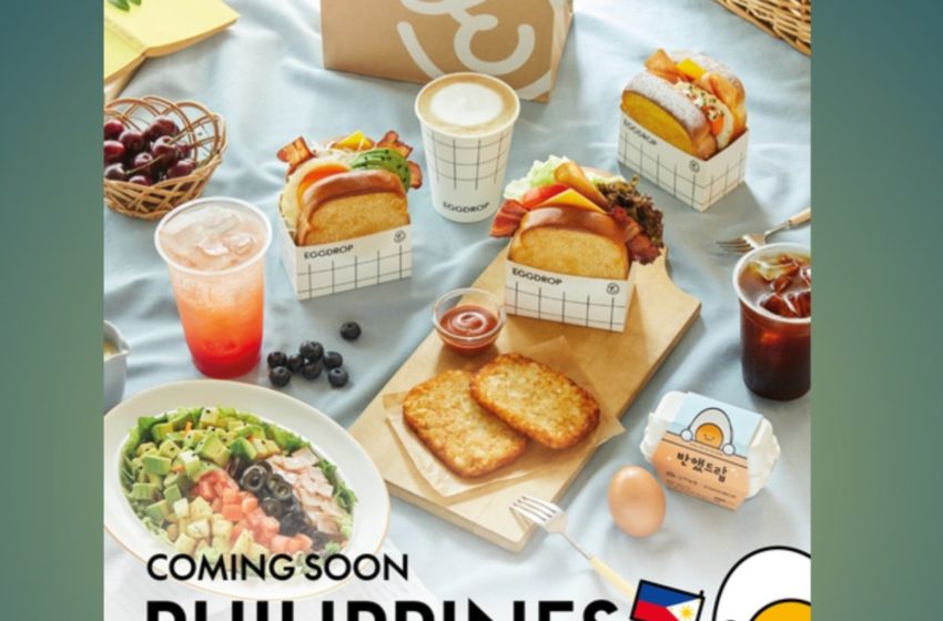  EGGDROP, a popular brand of egg sandwiches, is expanding globally with new stores in the Philippines.